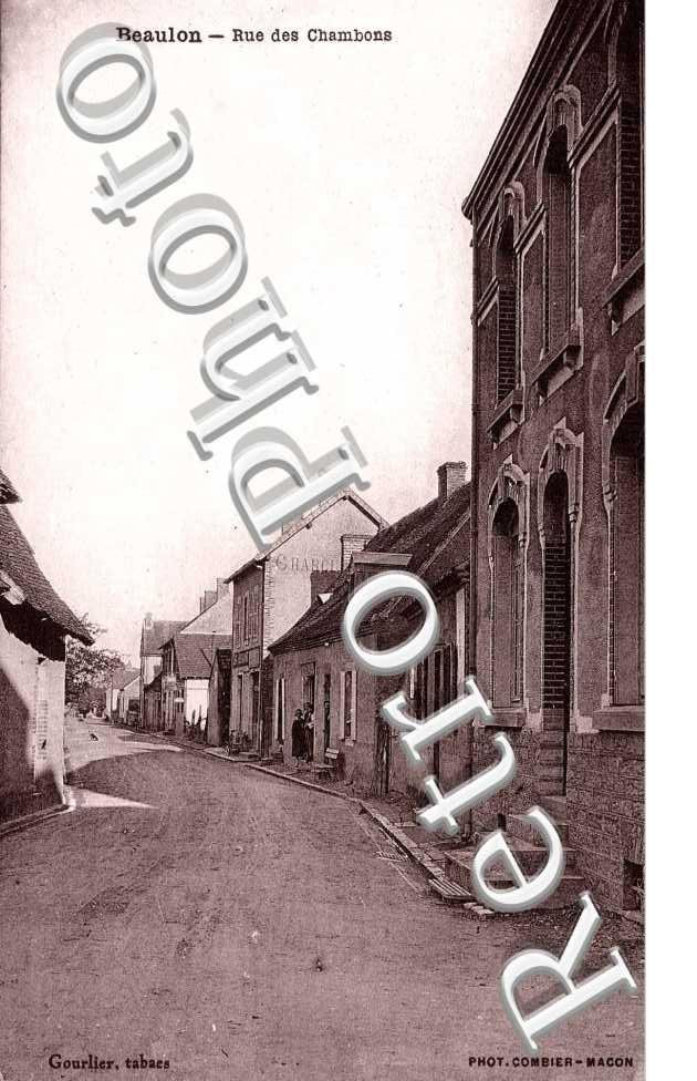 RUE DES CHAMBONS