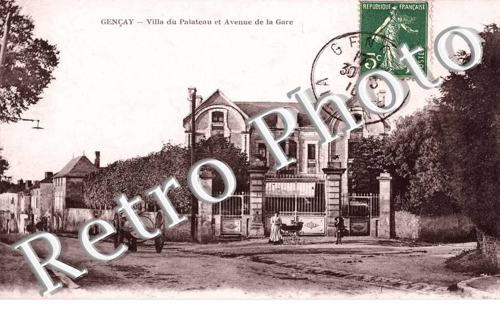 villa du palateau et avenue de la Gare