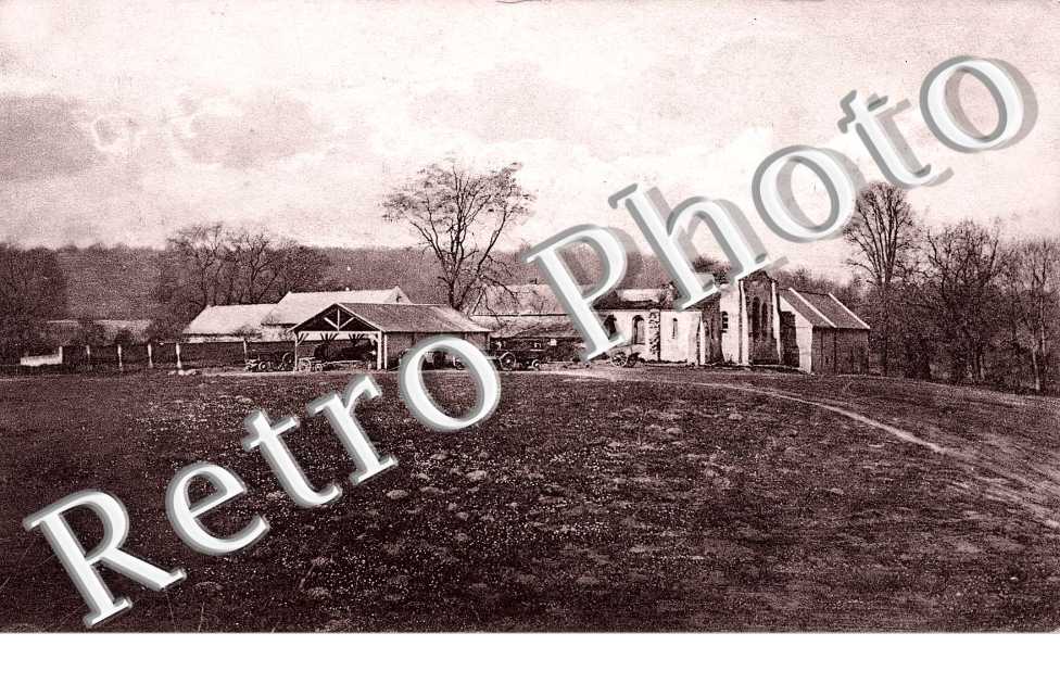 Chapelle ? eglise ? en ruine - carte militaire allemande