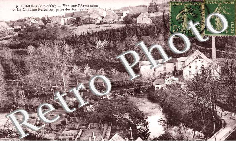 VUE SUR L'ARMANCON ET LA CHAUME