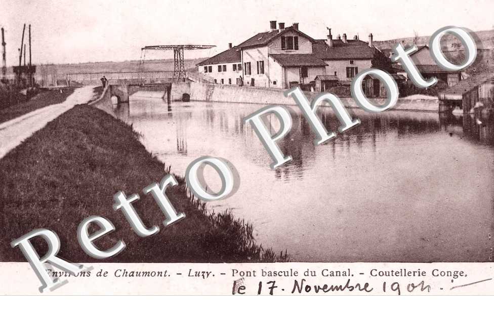 Pont bascule du canal Coutellerie Conge