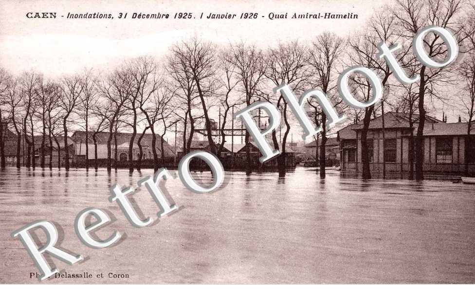 quai amiral hamelin inondations 31 decembre 1925, 1 janvier 1926
