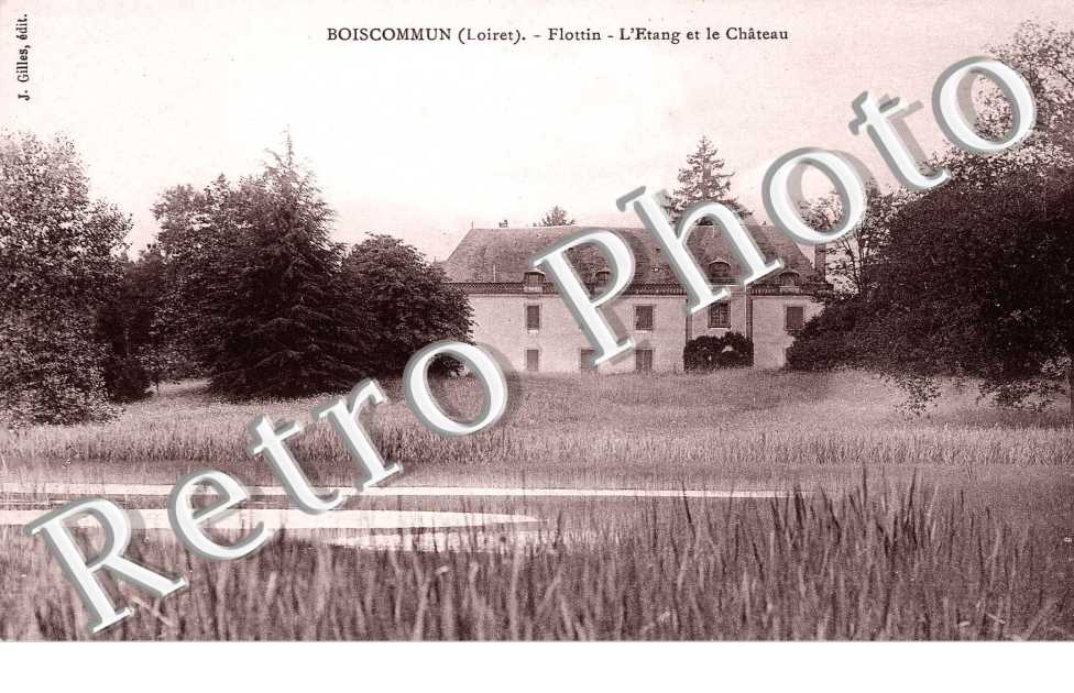 flottin, l&#039;etang et le chateau