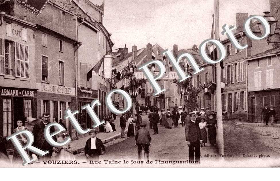 RUE TAINE le jour de l&#039;inauguration