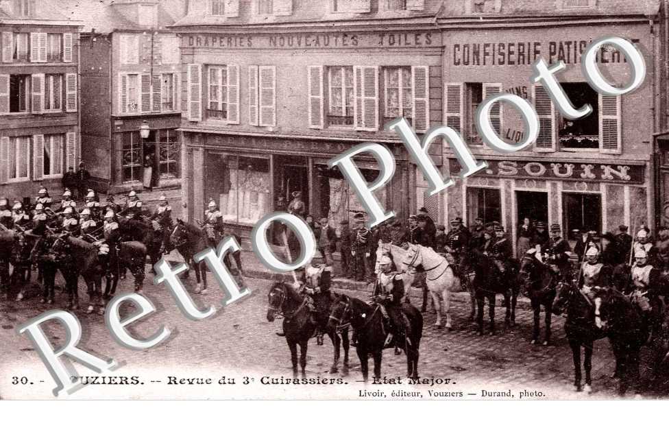Revue du 3eme Cuirassiers - Etat Major  -  confiserie patisserie F. Souin