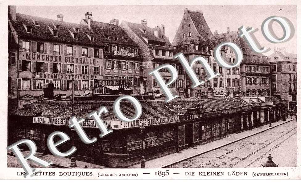 les petites boutiques (grandes arcades) die kleinen laden (gewerbslauben)