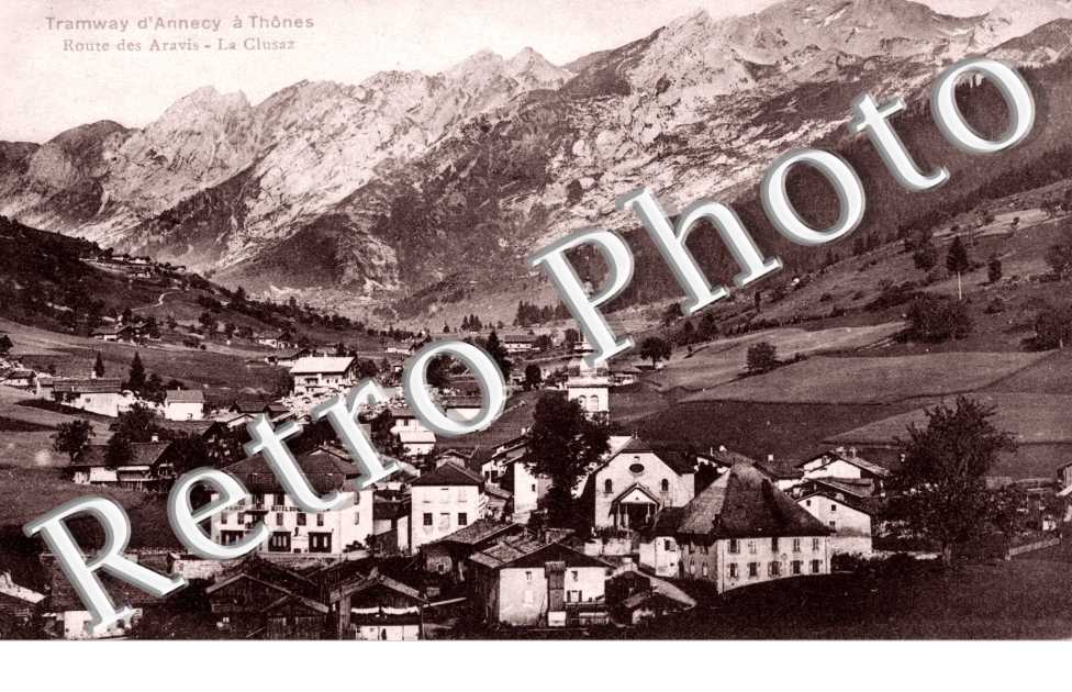 Tramway d&#039;Annecy a Thones- Route des Aravis, La Clusaz