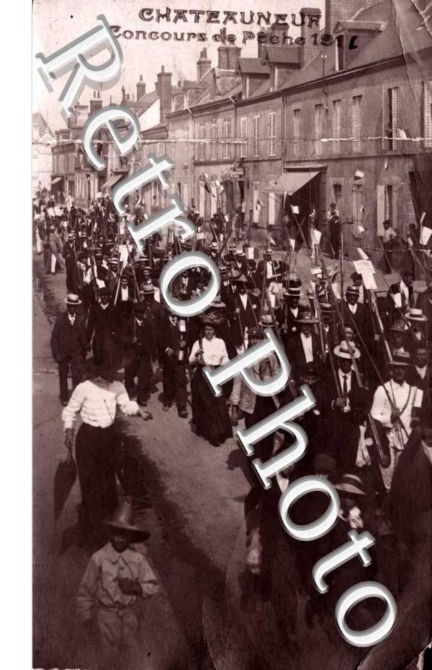 photo concours de peche 1914