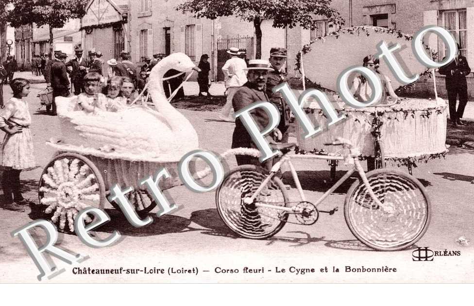 corso fleuri, le cygne et la bonbonniere