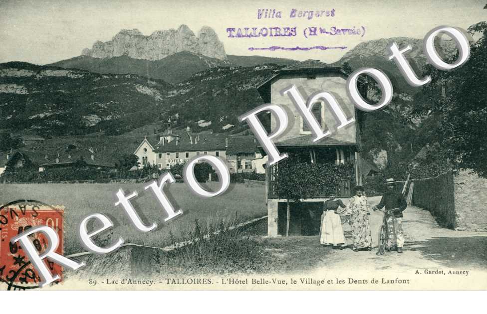 Hotel de belle-vue et dents de Lanfont