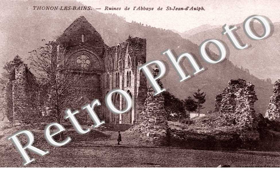 ruines de l&#039;abbaye de Saint Jean d&#039;Aulph