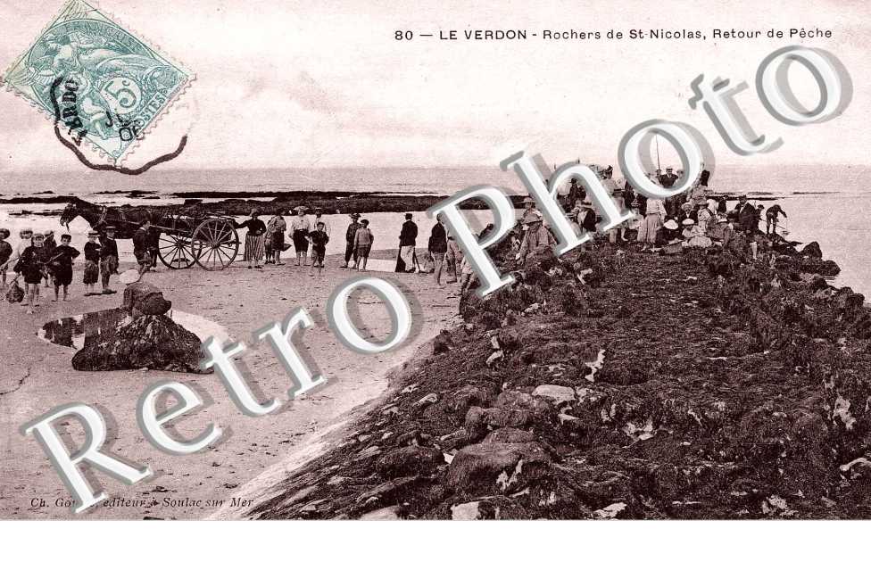Rochers de Saint Nicolas Retour de peche