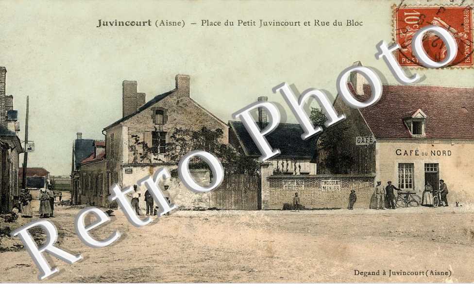 Place du petit Juvincourt et rue du bloc