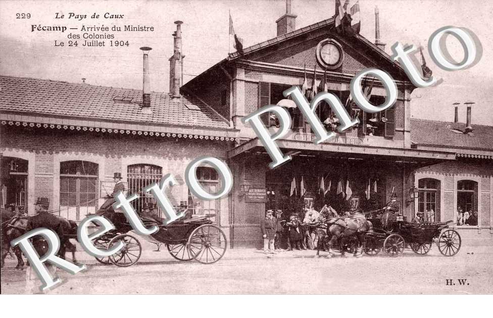 arrivée du ministre des colonies Le 24 juillet 1904