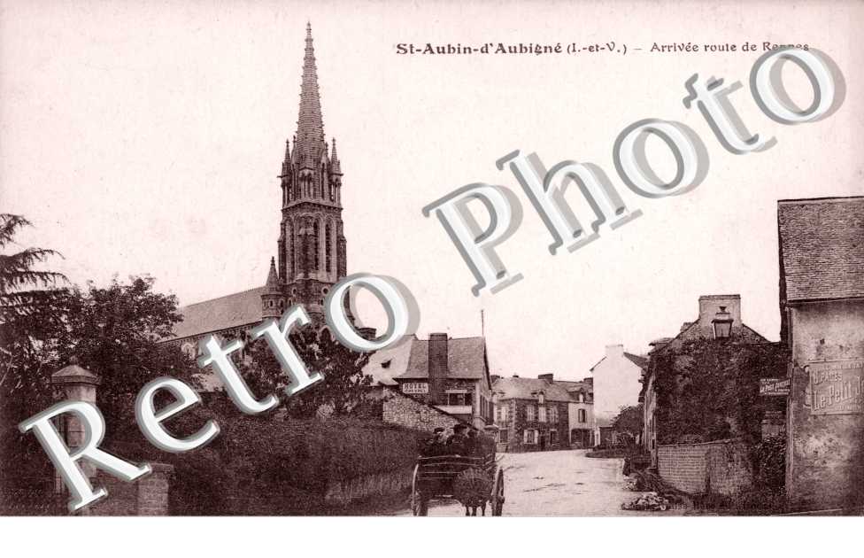 arrivee route de Rennes