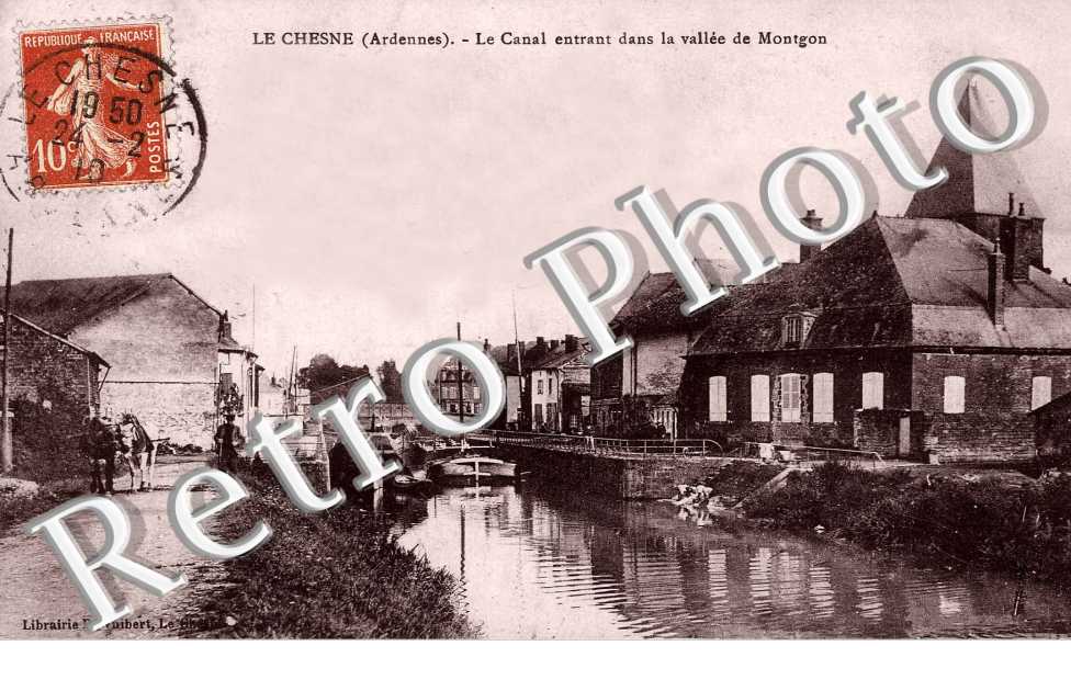 le canal entrant dans la vallee  de Montgon