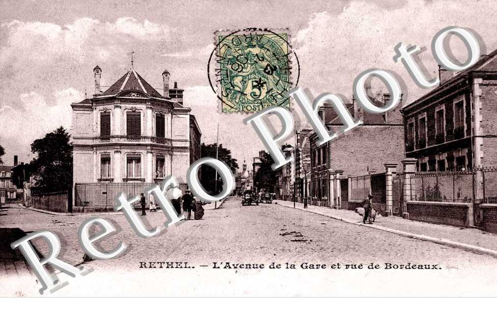 l&#039;avenue de la Gare et rue de Bordeaux