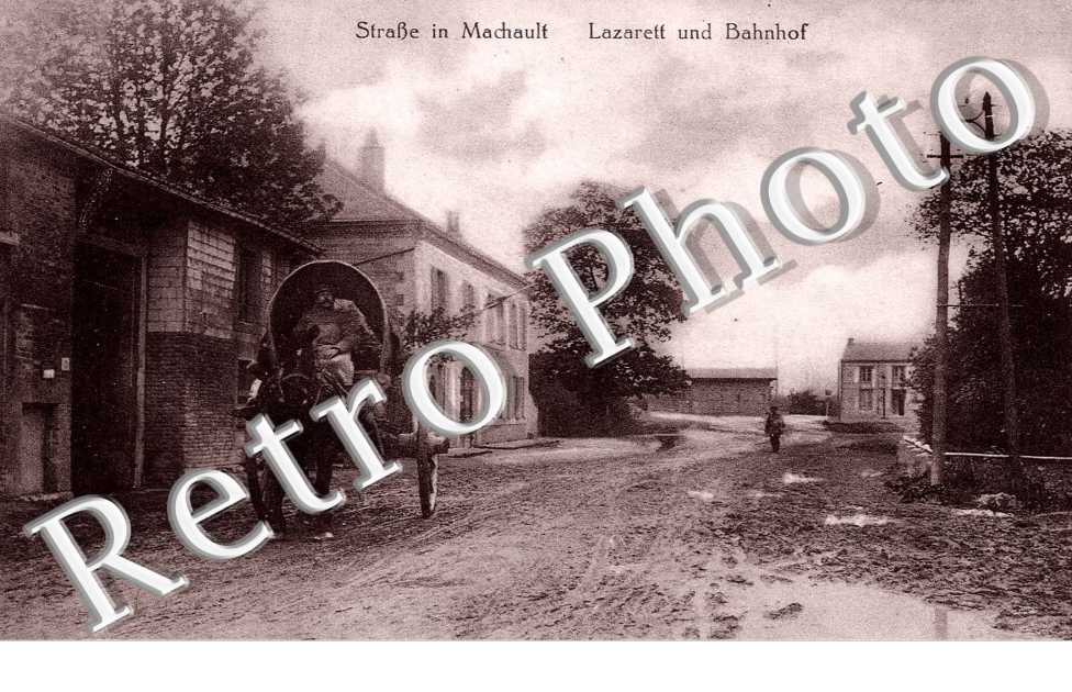 une rue -  Lazarett und Bahnhof