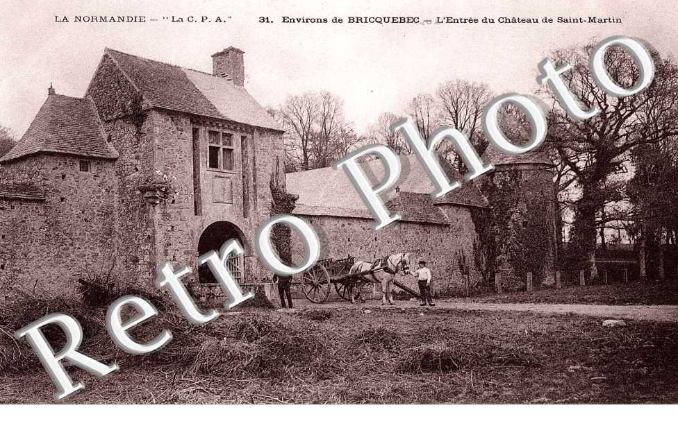 l&#039;entree du chateau de Saint Martin
