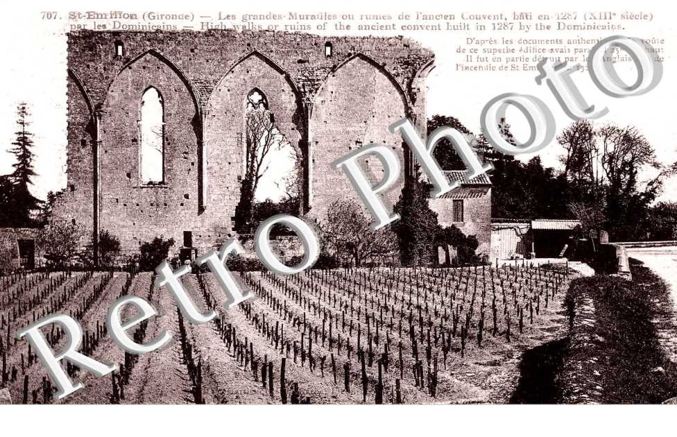 les grandes murailles ou ruines de l&#039;ancien couvent 