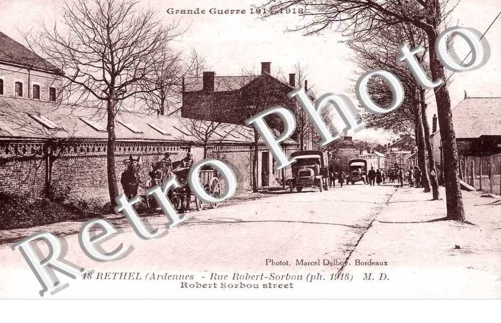 Rue Robert Sorbou (ph. 1918)
