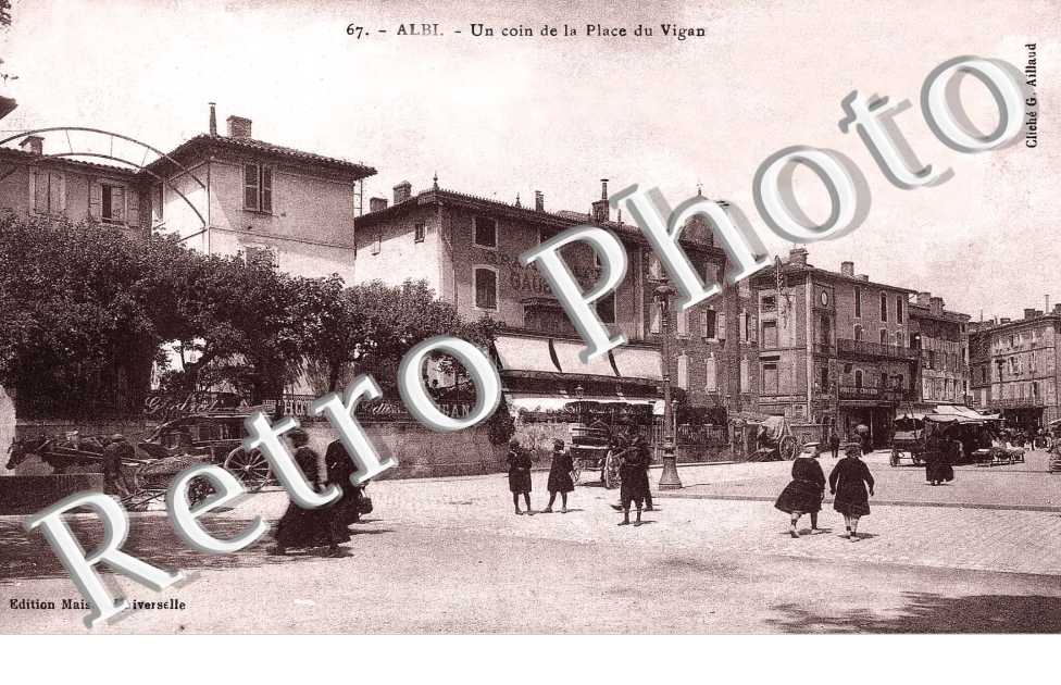 Un coin de la Place du Vigan