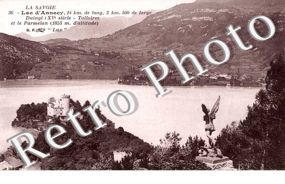 le Lac d&#039;Annecy Duingt Talloires et le Parmelan
