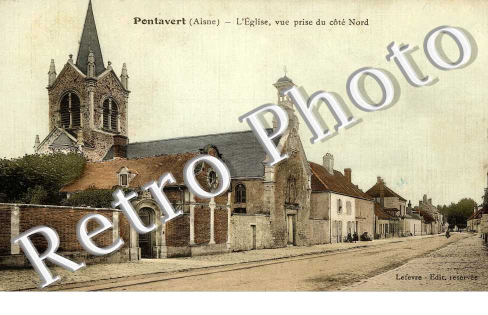 L&#039;eglise, vue prise du cote nord