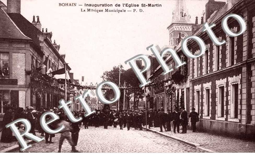 Inauguration de l'Eglise Saint Martin, Musique Municipale