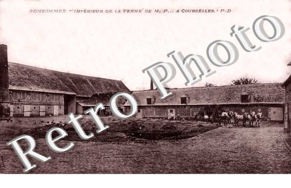 interieur de la ferme de M.P.  a Courcelles