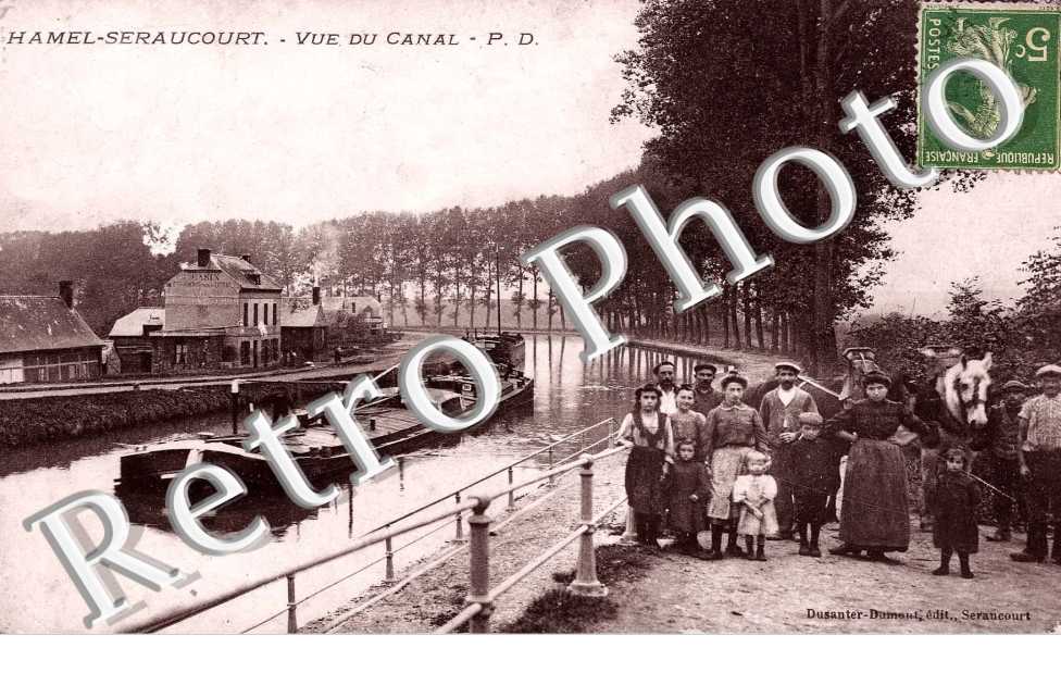 Hamel-Seraucourt Vue du canal