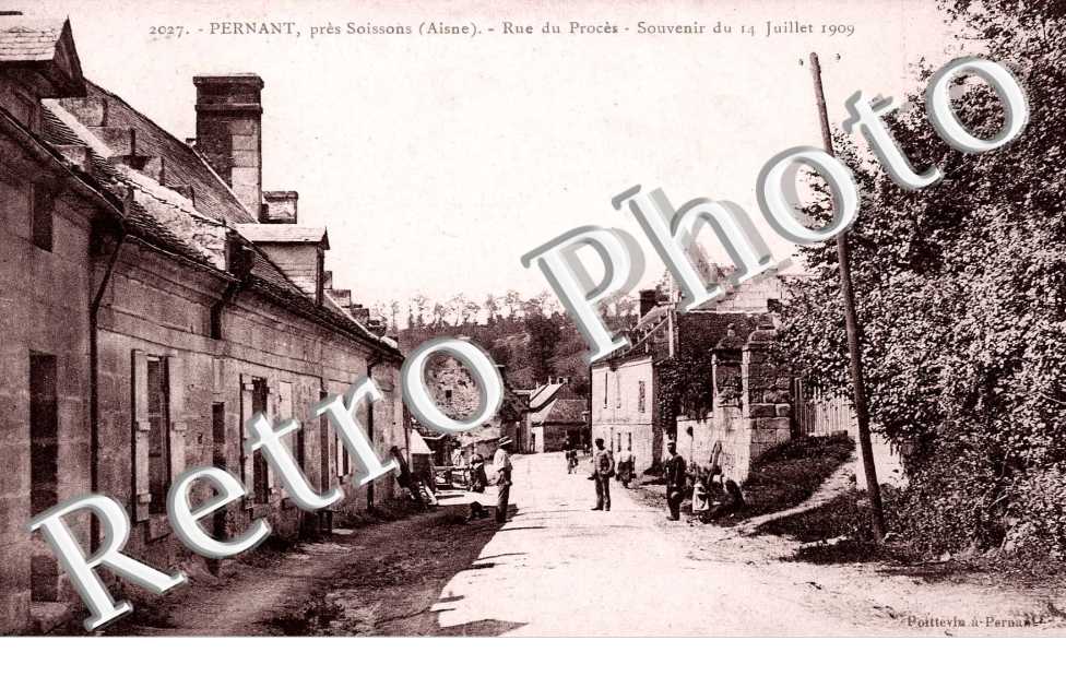 rue du Proces - souvenir du 14 juillet 1909