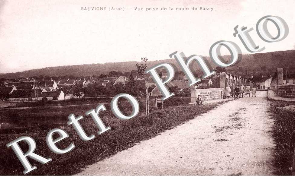 vue prise de la route de Passy