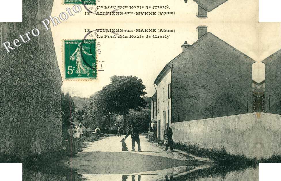 Le pont et la route de Charly