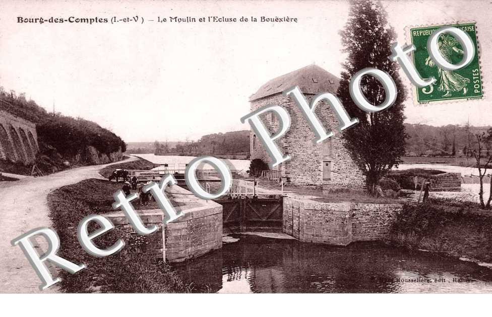 Le moulin et l&#039;ecluse de la Bouexiere