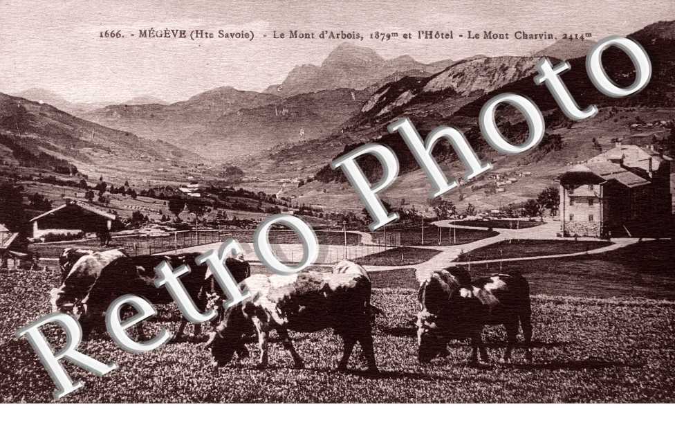 mont d&#039;Arbois et l&#039;Hotel - Le mont Charvin