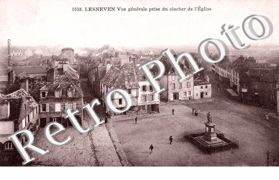 vue generale prise du clocher de l&#039;eglise