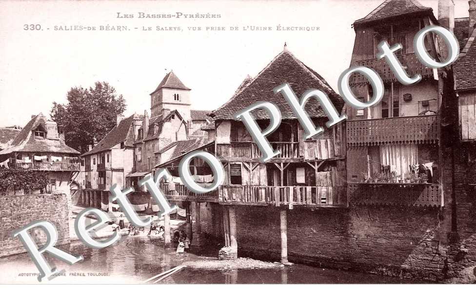 LE SALEYS  vue prise de l&#039;usine electrique