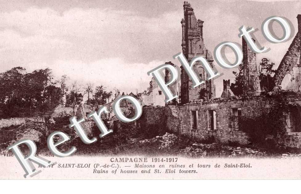 Maisons e nRuines et rours de saint-Eloi
