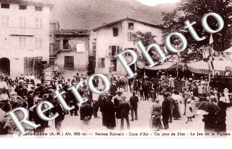 le Le jeu de la Pignata (loisirs fete foraine)  TOP CARTE RARE