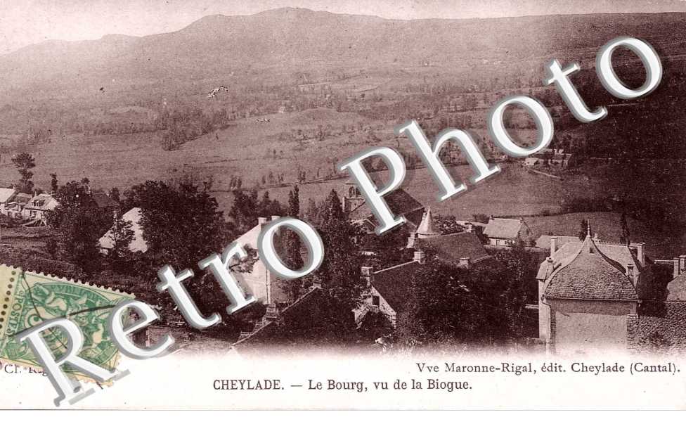 Le bourg vu de la Biogue