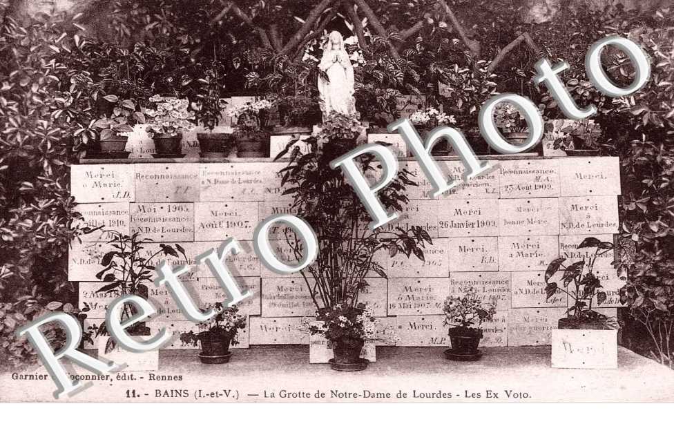 La Grotte de Notre Dame de Lourdes, les Ex Voto