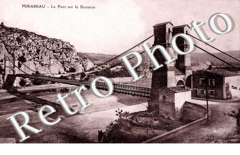 Le pont sur la Durance