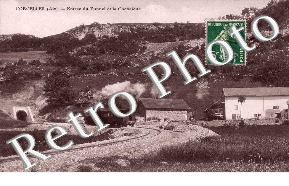 CORCELLES Entree du tunnel et la Chenalette
