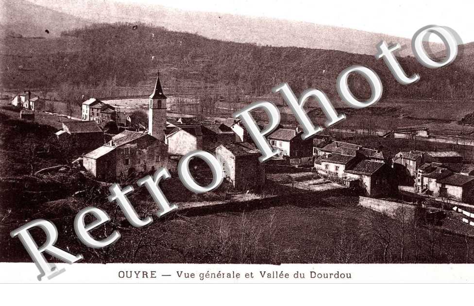 Ouyre Vue generale et vallee du Dourdou