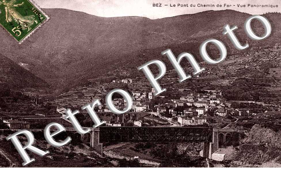 Bez - Pont du chemin de fer - vue panoramique