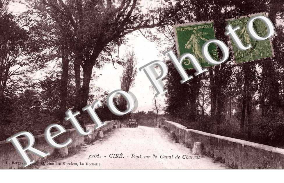 Pont sur le canal de Charras