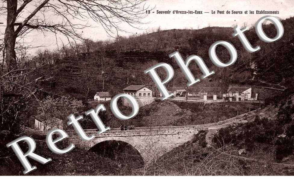 Le pont de Source et les etablissements