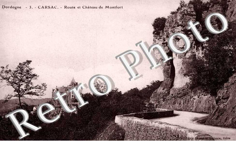 Route et chateau de Montfort