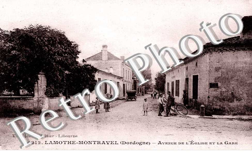 Avenue de l&#039;eglise et la gare